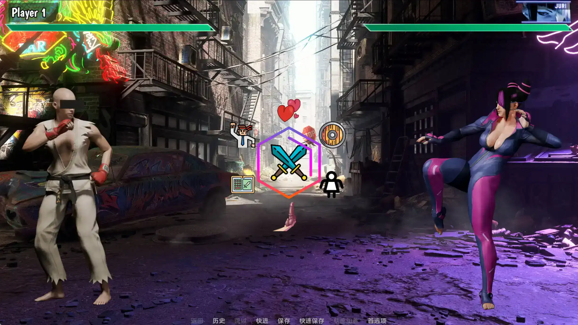 【欧美SLG/汉化/动态】街头斗士：成人游乐场战斗Battle9 AI版【PC+安卓/1.65G/更新】Street Brawlers: Adult Playground [Battle 9]